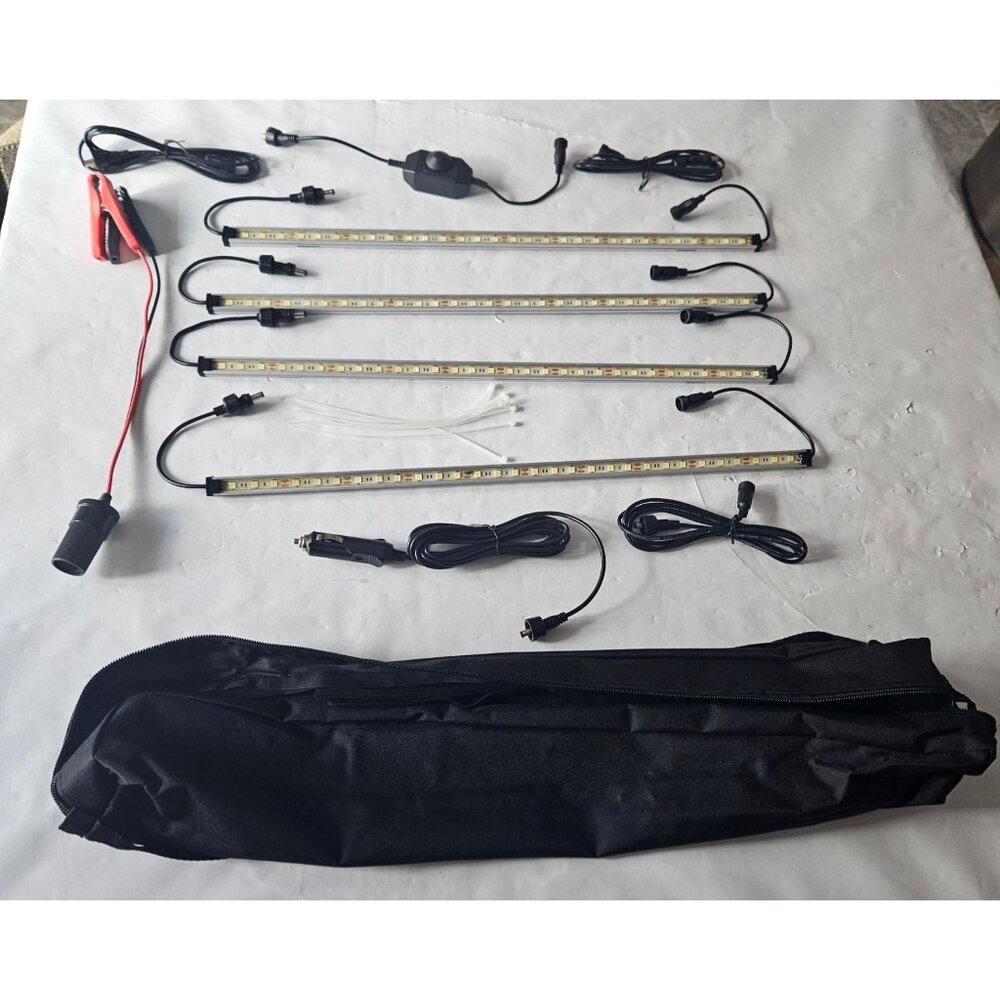 12V Dimmable Waterproof LED Light Bars for RV and Camping Tent Car Trailer Boat